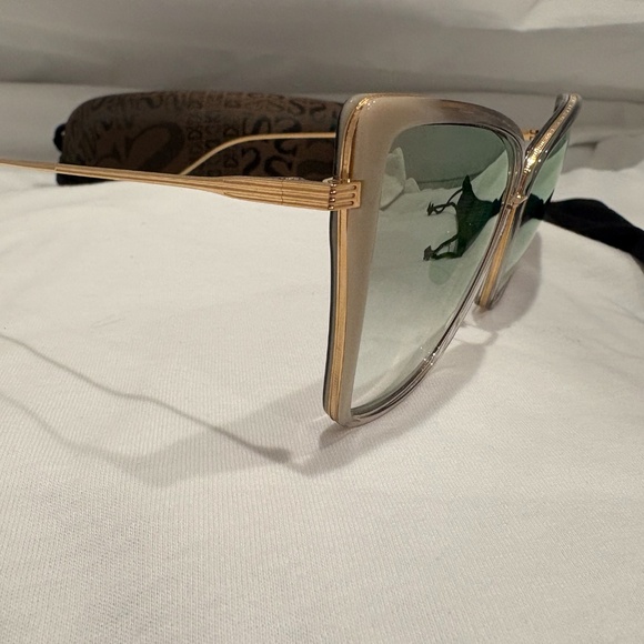 NEW! DITA SUNBIRD 21013-D-GRY-GLD; GREY/WHITE w/Grau Gradient Lens; 100% Auth main image 6